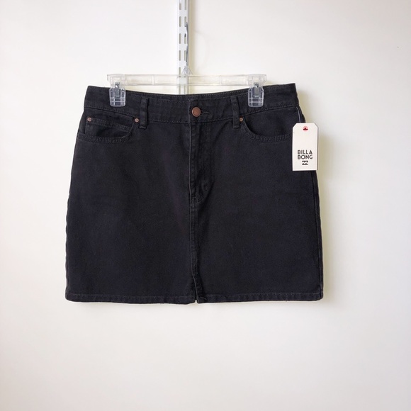 Billabong Dresses & Skirts - Billabong black denim mini skirt Billabong Dresses & Skirts - Billabong black denim mini skirt